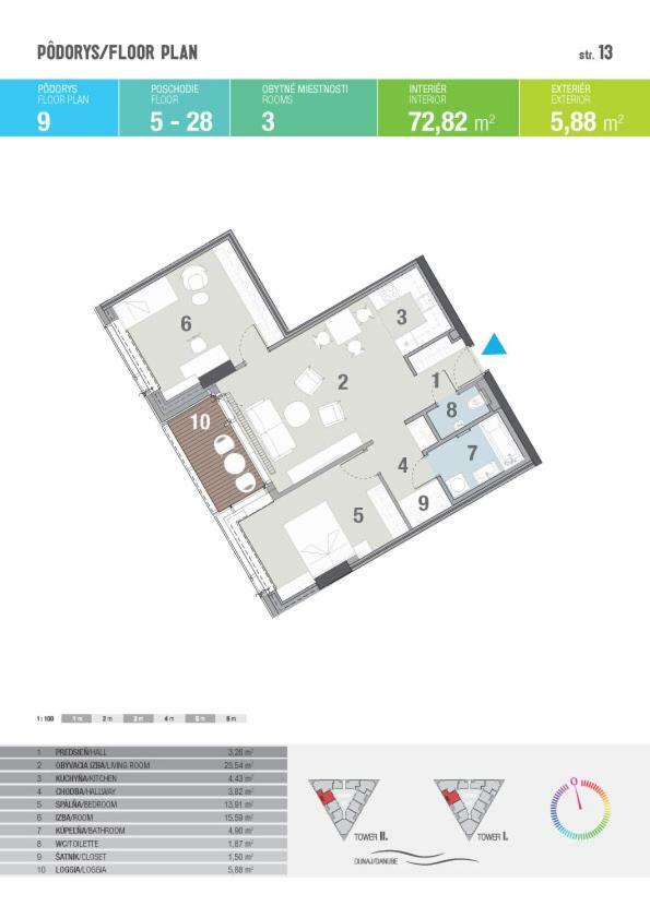 Panorama City - Spacious Apartment Near Eurovea Bratislava Ngoại thất bức ảnh